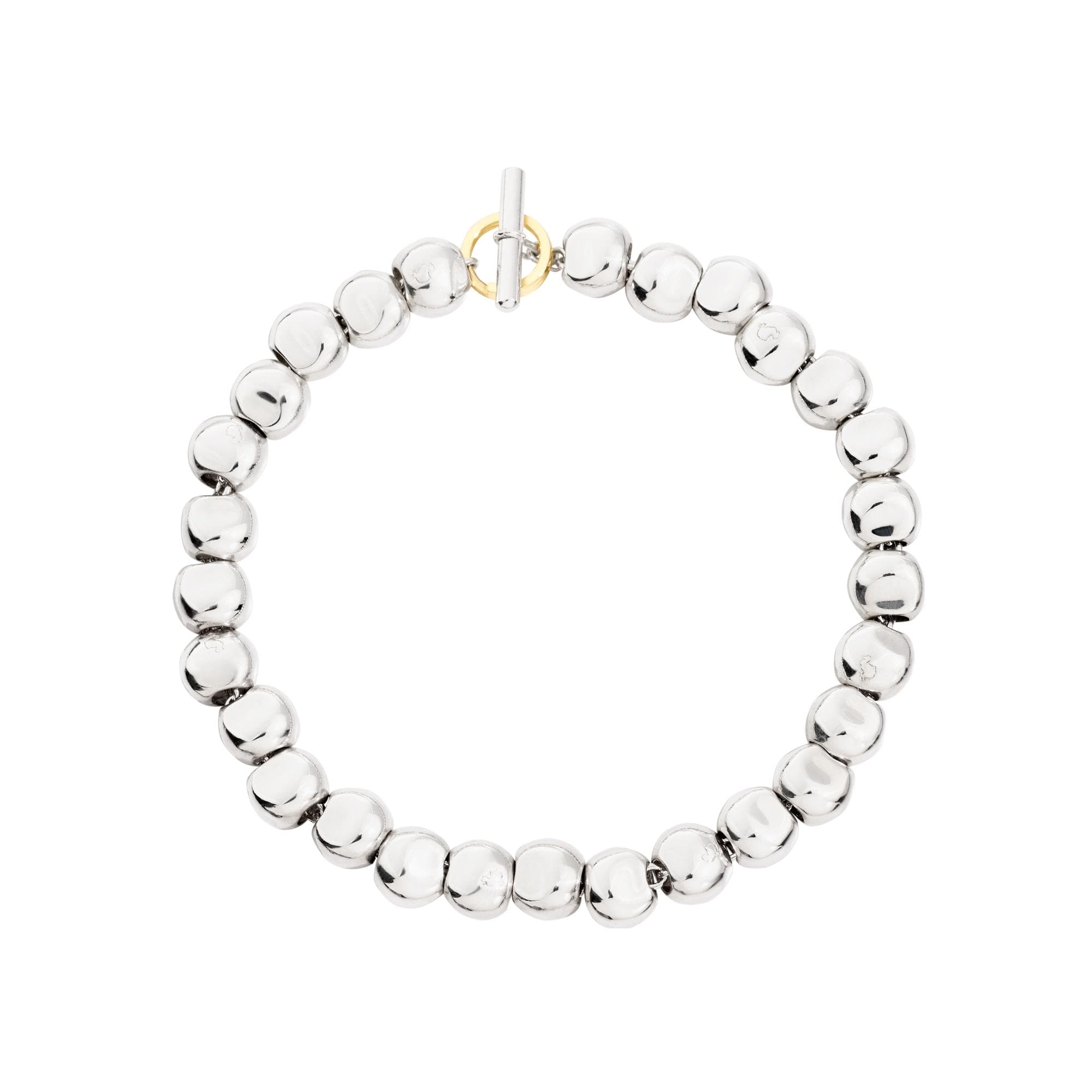 Bracelet Dodo Pepita En Argent Et Or Jaune - Argent 925/1000ème/Or Jaune 750/1000ème - Jaune