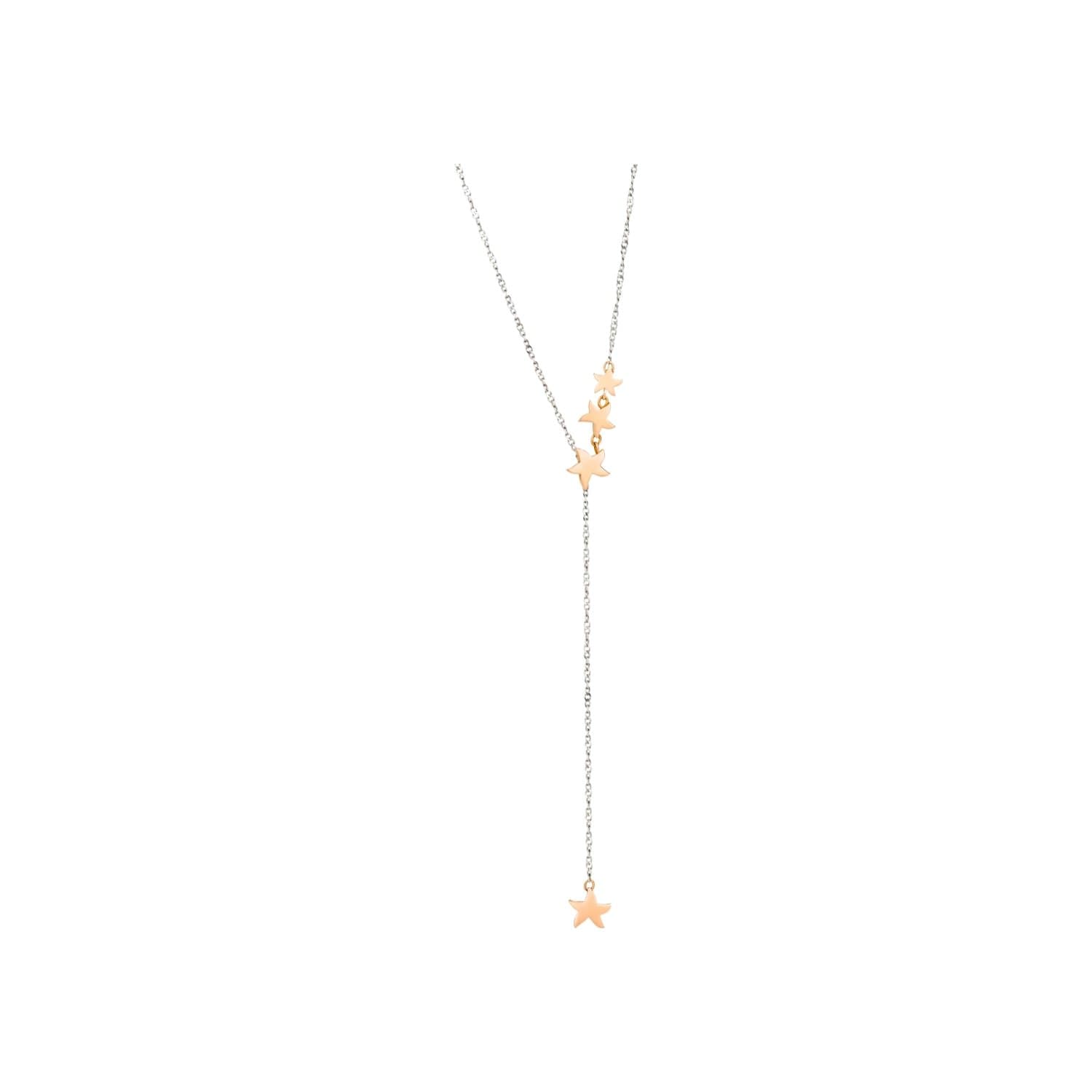 Collier Dodo Stellina En Or Rose, 50 Cm - Or Rose 750/1000ème - Rose