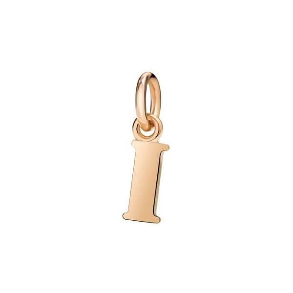 Pendentif DoDo Lettre I En Or Rose - Or Rose 375/1000ème - Rose